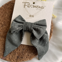 Gris Carbón con destellos plateados